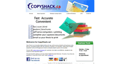 Desktop Screenshot of copyshack.ca